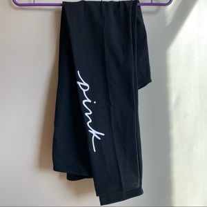 NWT Pink Leggings VS Size Large Black